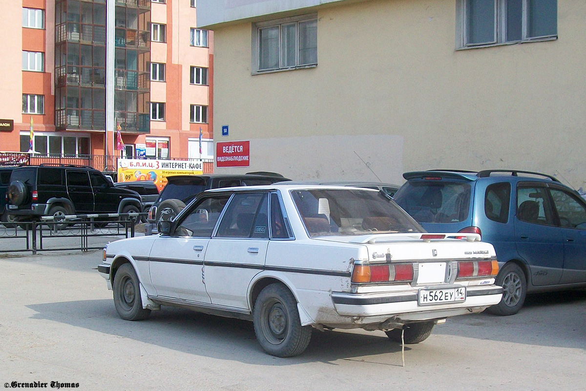 Саха (Якутия), № Н 562 ЕУ 14 — Toyota Mark II (X70) '84-88