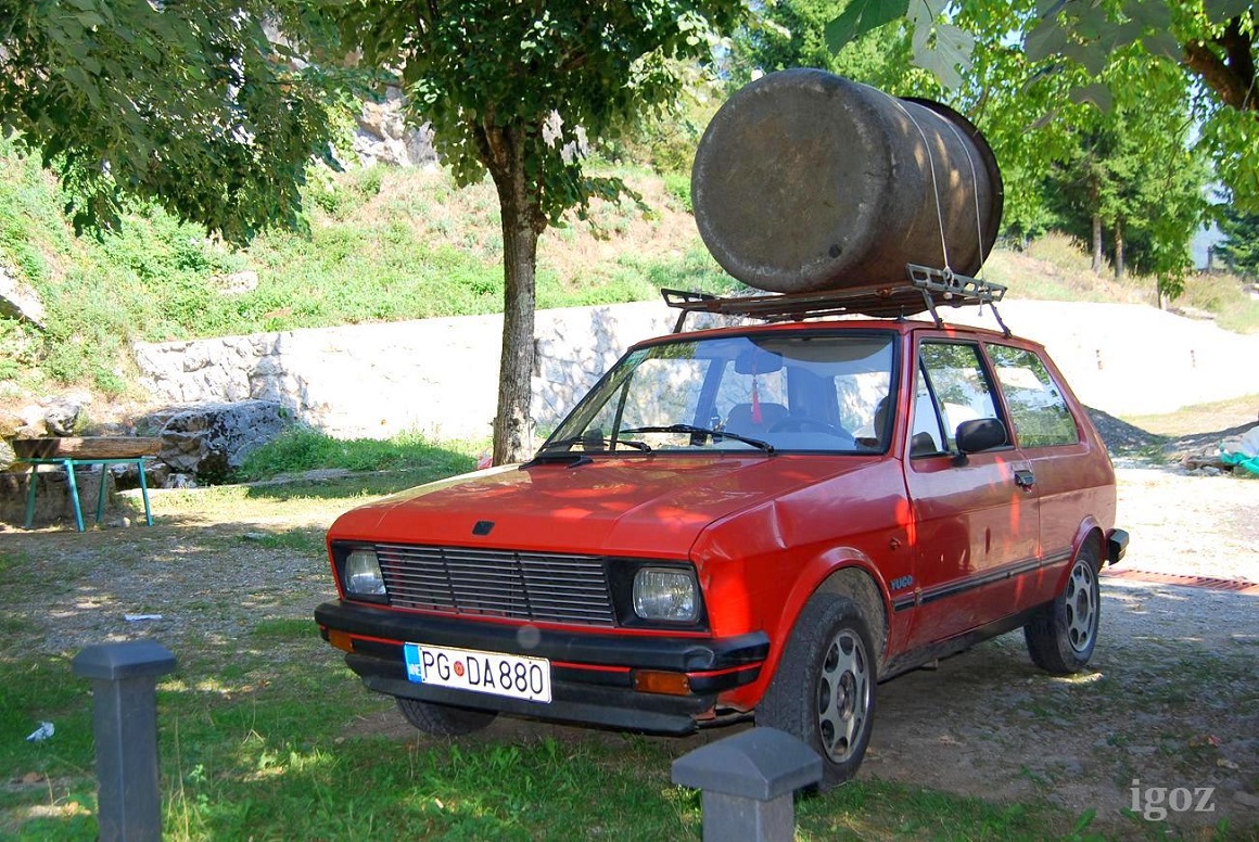 Черногория, № PG DA880 — Zastava Yugo Koral 45 (1G) '80-98