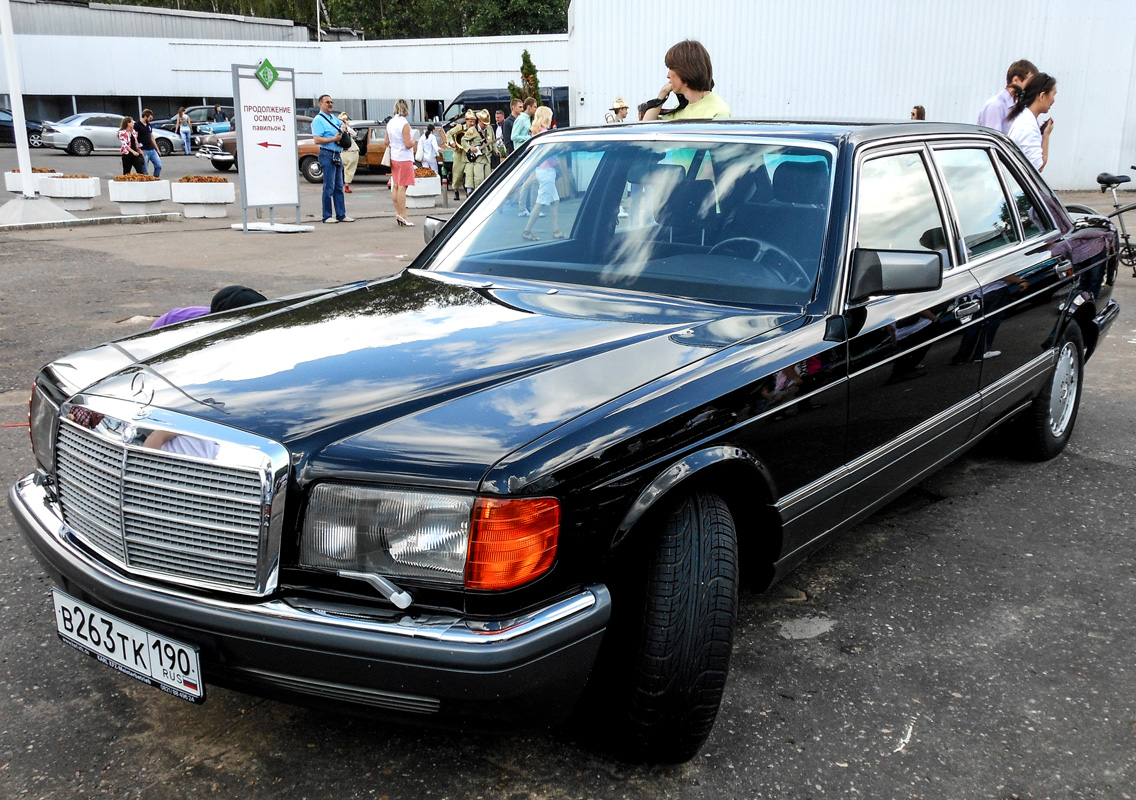 Московская область, № В 263 ТК 190 — Mercedes-Benz (W126) '79-91; Москва — Фестиваль "Ретро-Фест" 2012