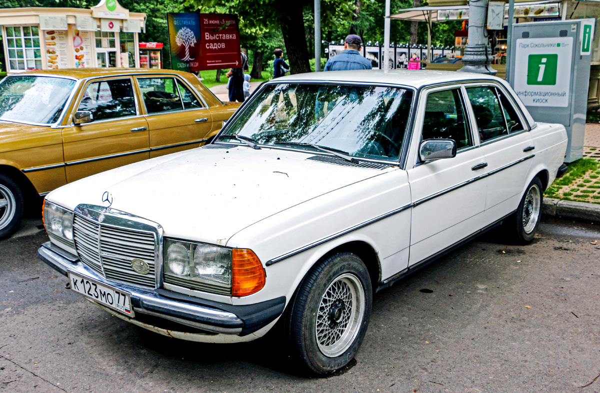 Москва, № К 123 МО 77 — Mercedes-Benz (W123) '76-86; Москва — Фестиваль "Ретро-Фест" 2015