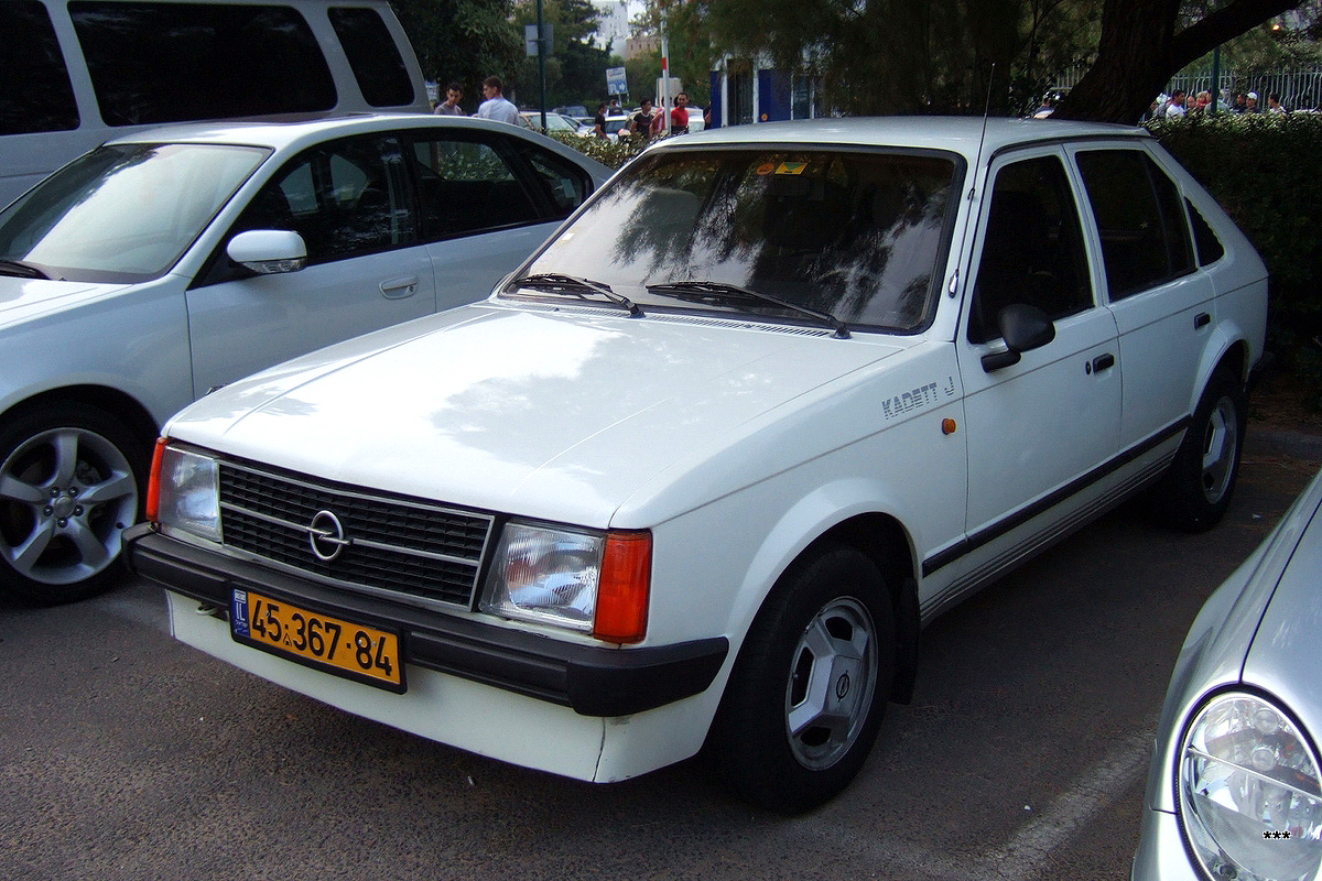 Израиль, № 45-367-84 — Opel Kadett (D) '79-84