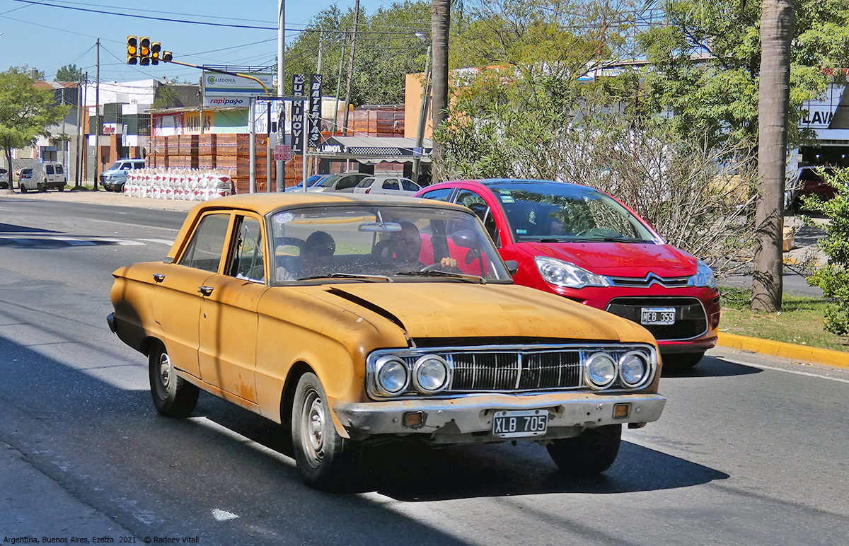 Аргентина, № XLB 705 — Ford Falcon '62-91