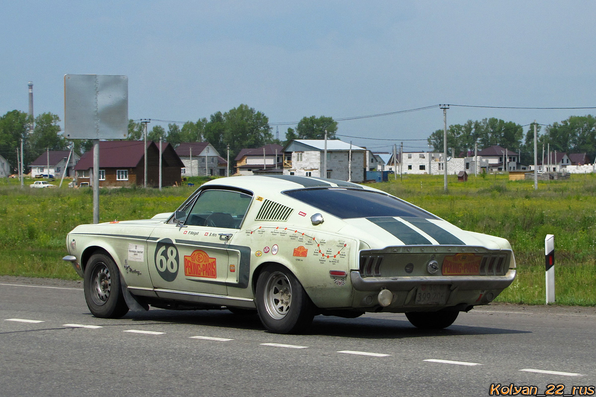 Швейцария, № SG 399206 — Ford Mustang (1G) '65-73; Ралли Пекин — Париж (Алтайский край)