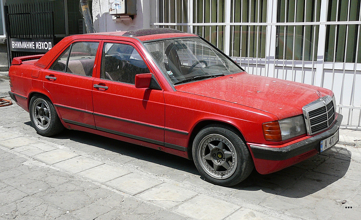 Болгария, № А 4771 ВК — Mercedes-Benz (W201) '82-93