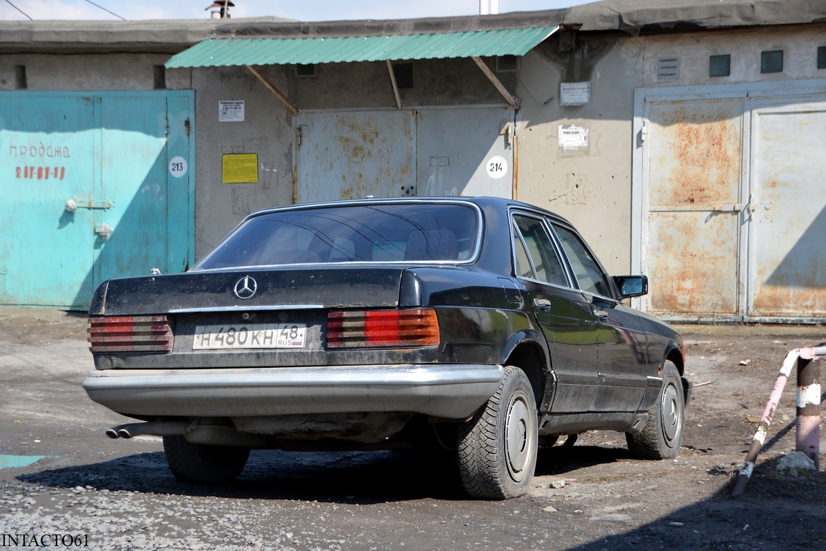 Ростовская область, № Н 480 КН 48 — Mercedes-Benz (W126) '79-91; Липецкая область — Вне региона