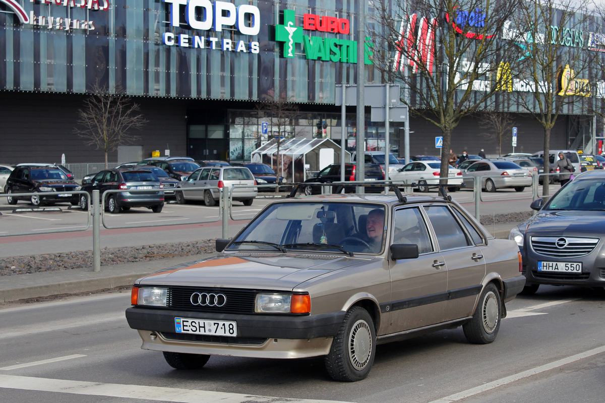 Литва, № ESH 718 — Audi 80 (B2) '78-86
