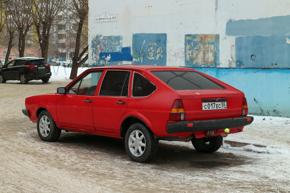 Омская область, № С 017 ЕС 55 — Volkswagen Passat (B2) '80-88