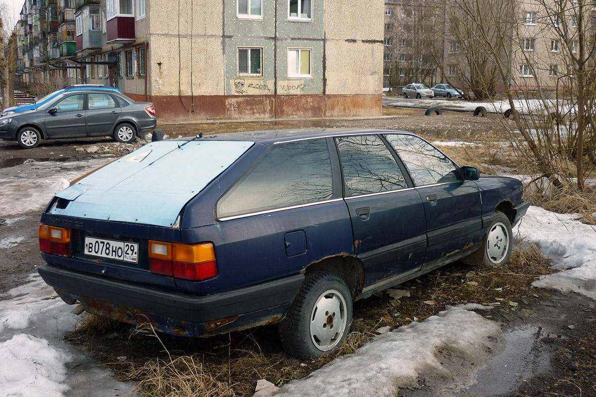 Архангельская область, № В 078 НО 29 — Audi 100 Avant (C3) '82-91