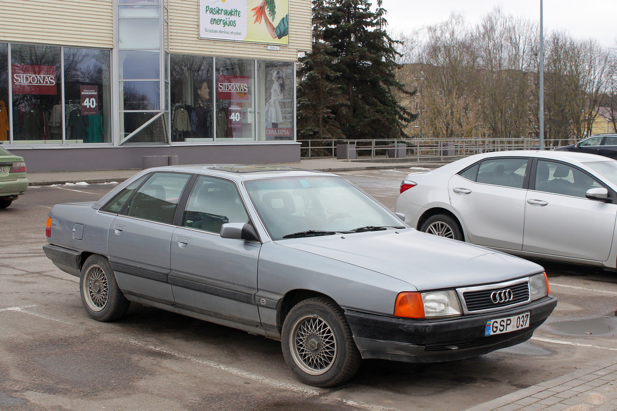 Литва, № GSP 037 — Audi 100 (C3) '82-91