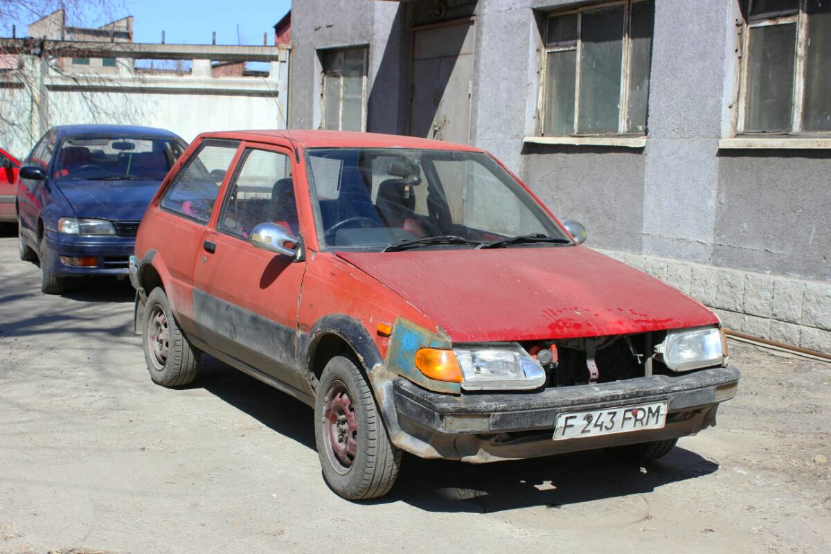 Восточно-Казахстанская область, № F 243 FRM — Toyota Starlet (P70) '84-89