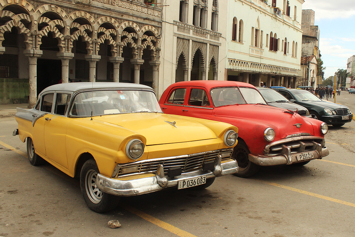 Куба, № P 036 083 — Ford Fairlane (2G) '57-59; Куба, № P 151 214 — Chevrolet (Общая модель)