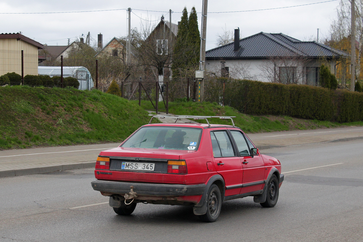 Литва, № MSS 345 — Volkswagen Jetta Mk2 (Typ 16) '84-92