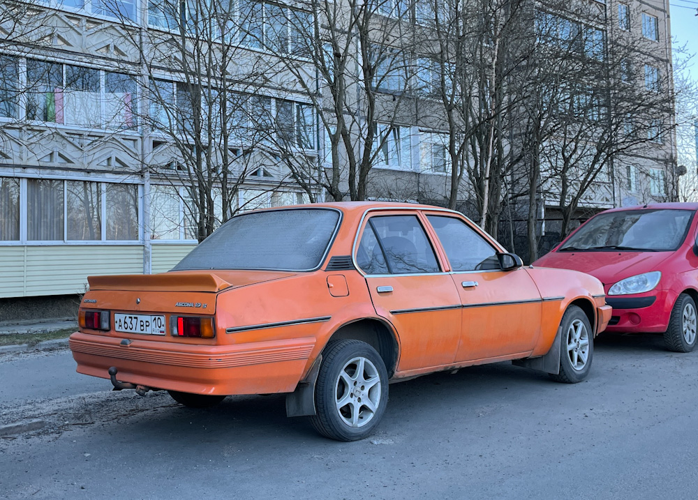 Карелия, № А 637 ВР 10 — Opel Ascona (C) '81-88