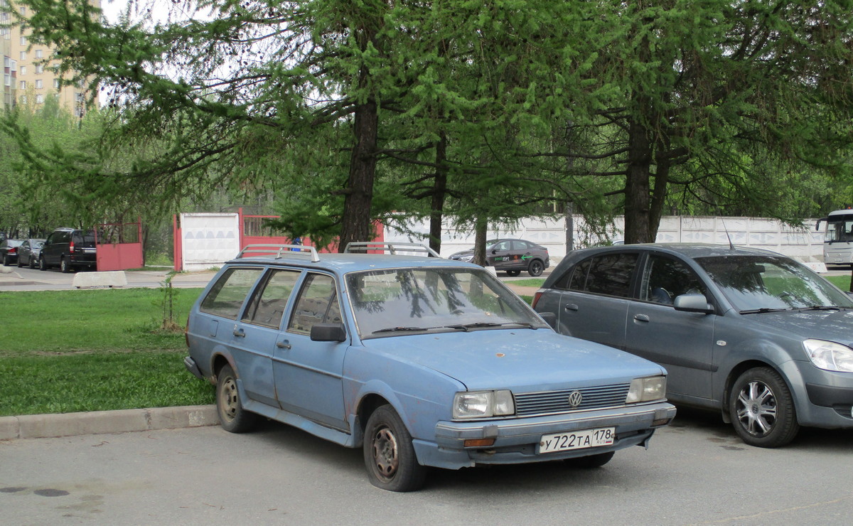 Санкт-Петербург, № У 722 ТА 178 — Volkswagen Passat (B2) '80-88