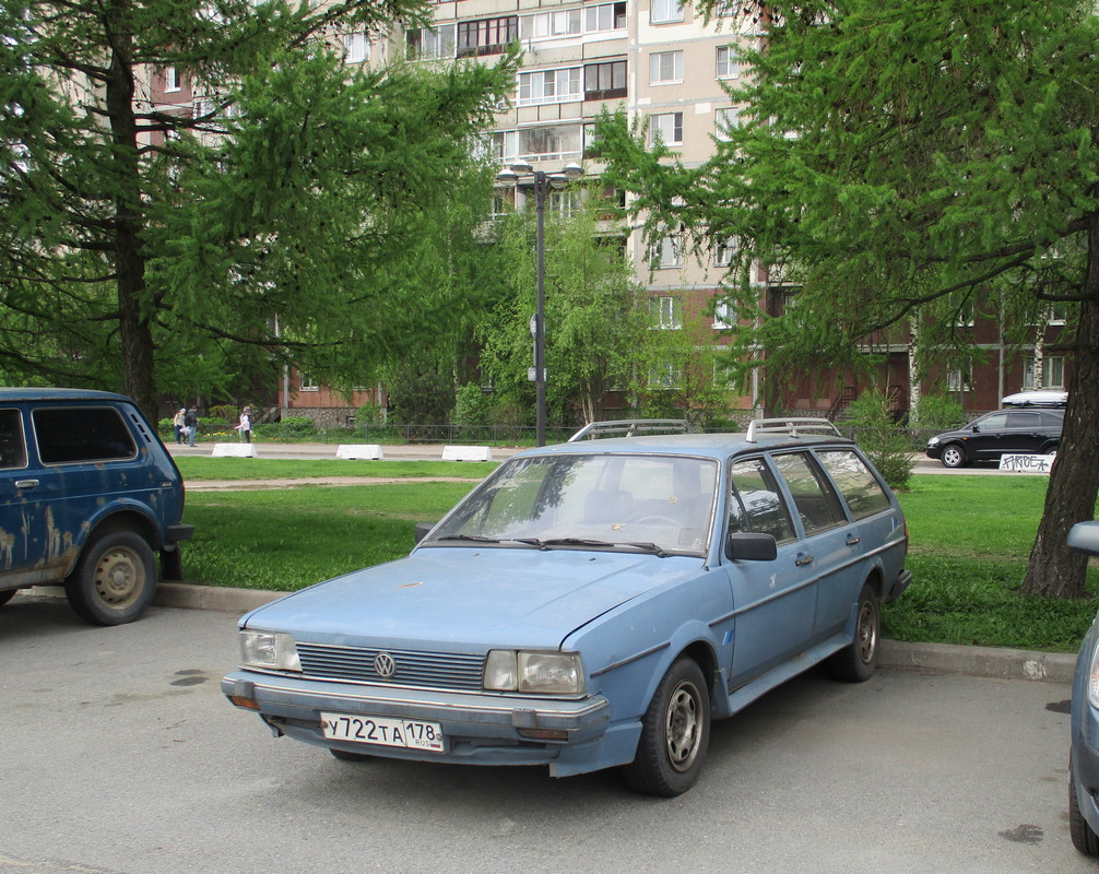 Санкт-Петербург, № У 722 ТА 178 — Volkswagen Passat (B2) '80-88
