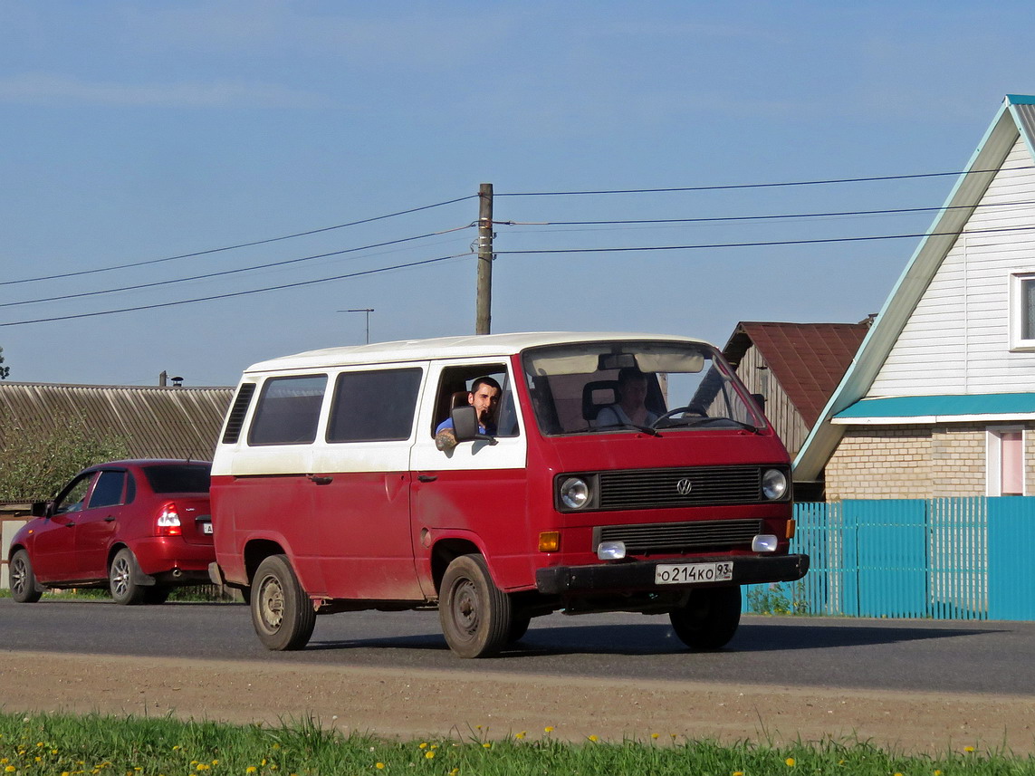 Кировская область, № О 214 КО 93 — Volkswagen Typ 2 (Т3) '79-92