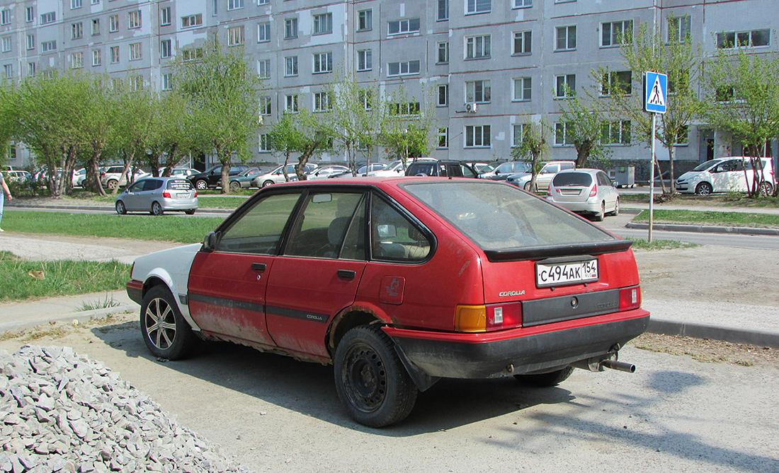 Новосибирская область, № С 494 АК 154 — Toyota Corolla (E80) '83-87