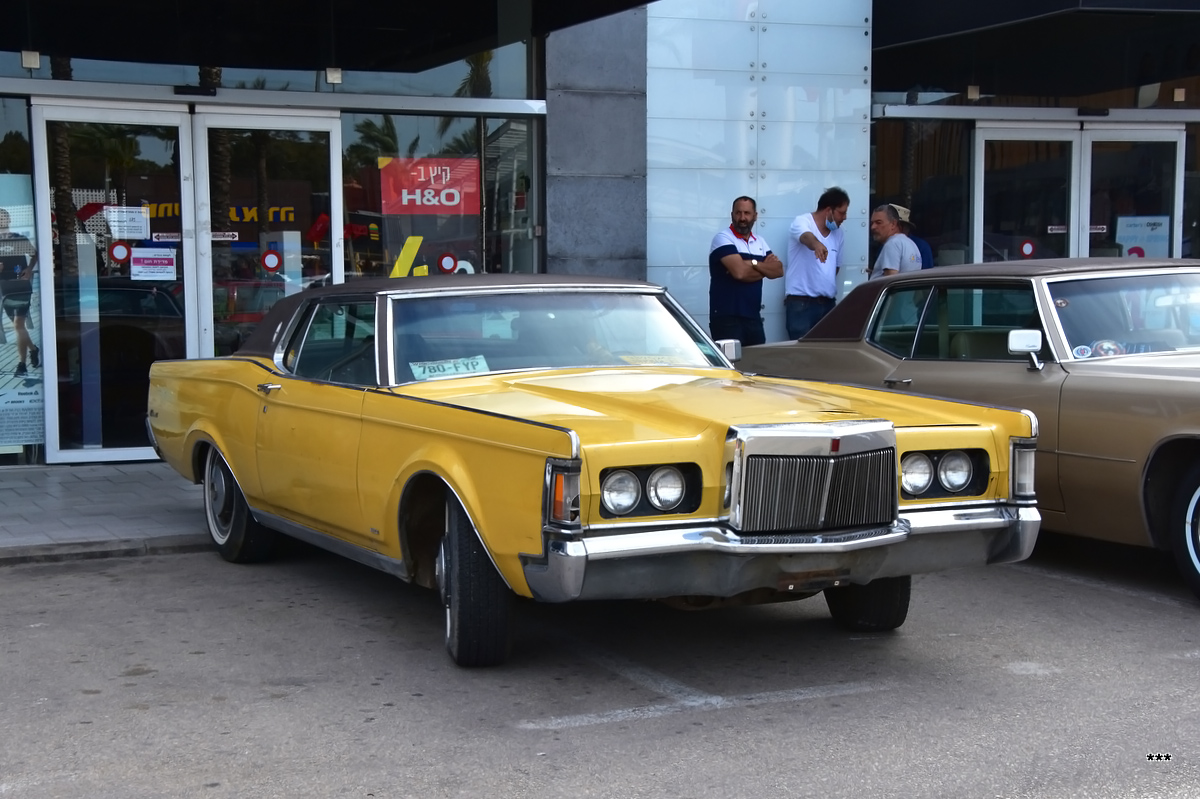 Израиль, № 93-752-55 — Lincoln Continental Mark III '68-69