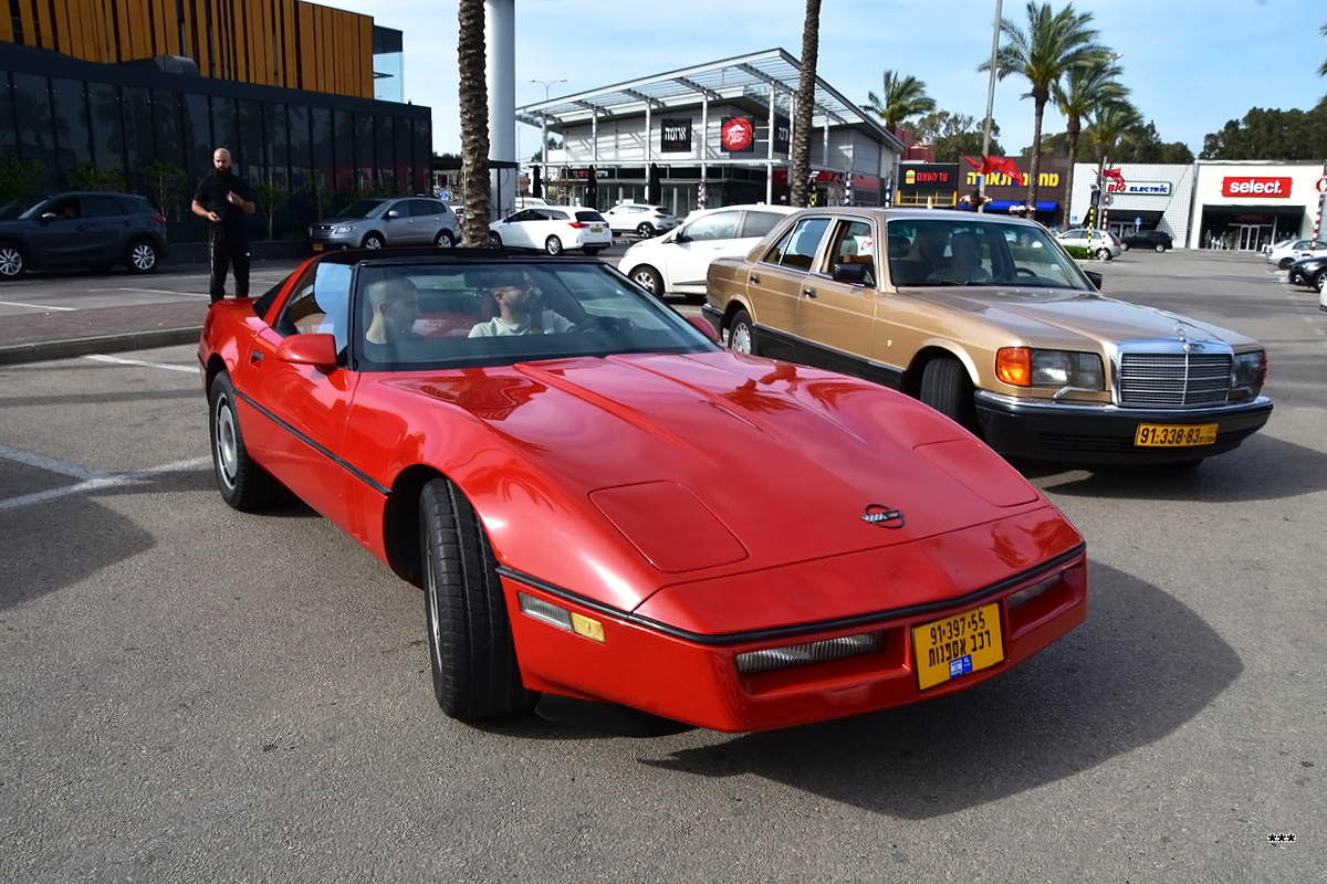 Израиль, № 91-397-55 — Chevrolet Corvette (C4) '84-96