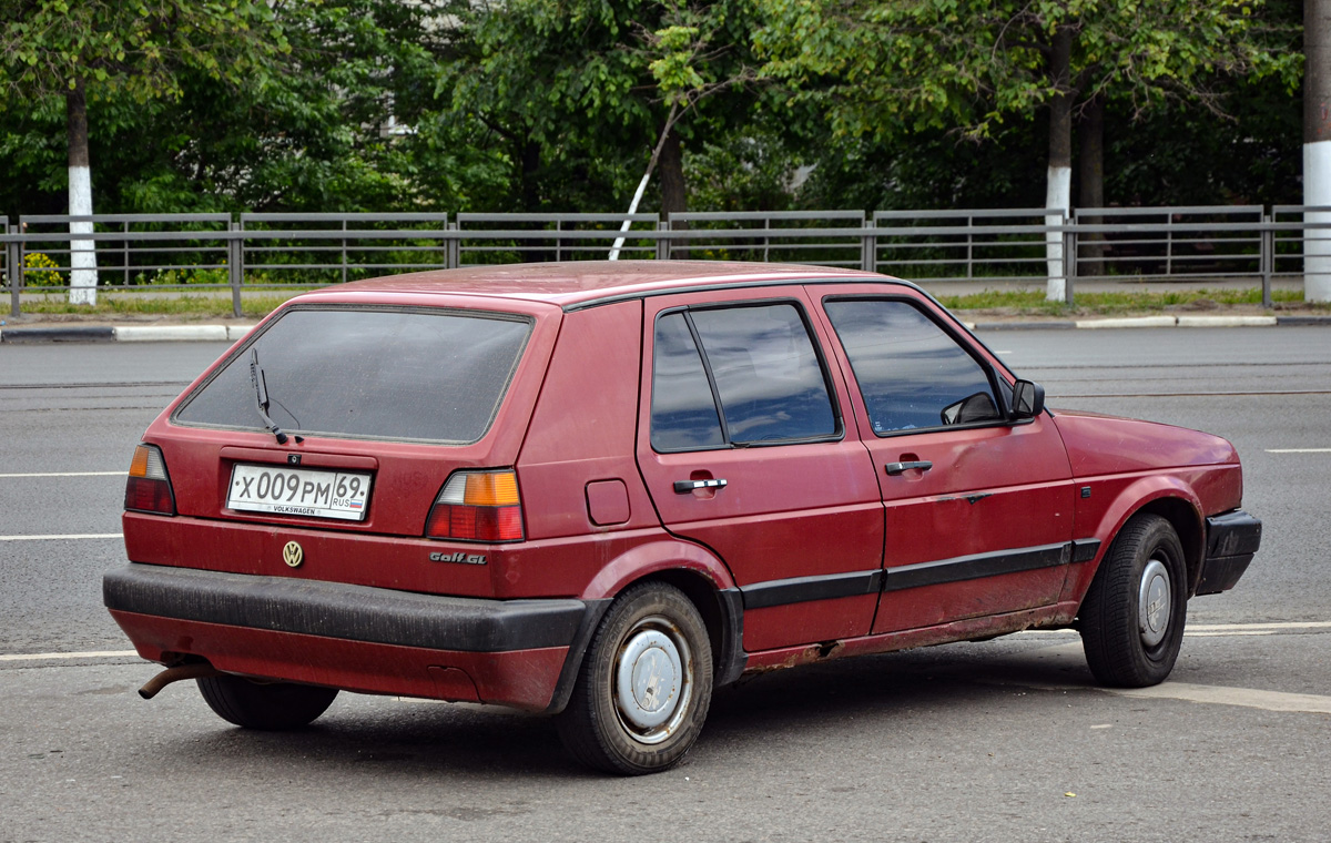 Тверская область, № Х 009 РМ 69 — Volkswagen Golf (Typ 19) '83-92