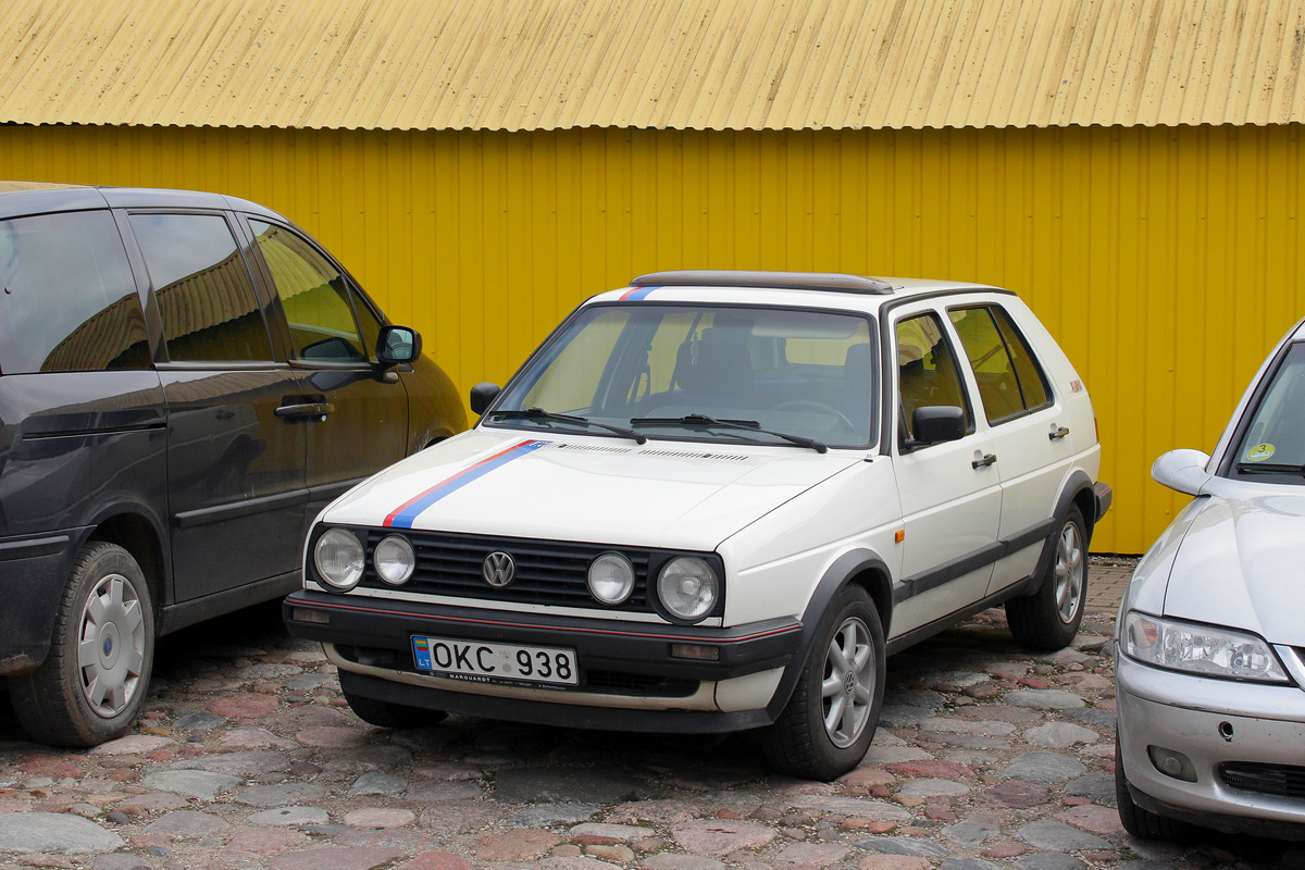 Литва, № OKC 938 — Volkswagen Golf (Typ 19) '83-92