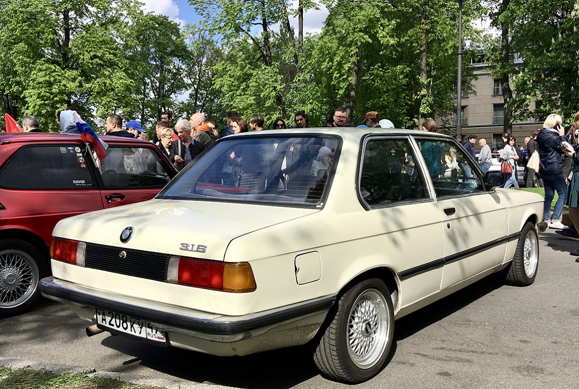 Ленинградская область, № А 208 КУ 47 — BMW 3 Series (E21) '75-82