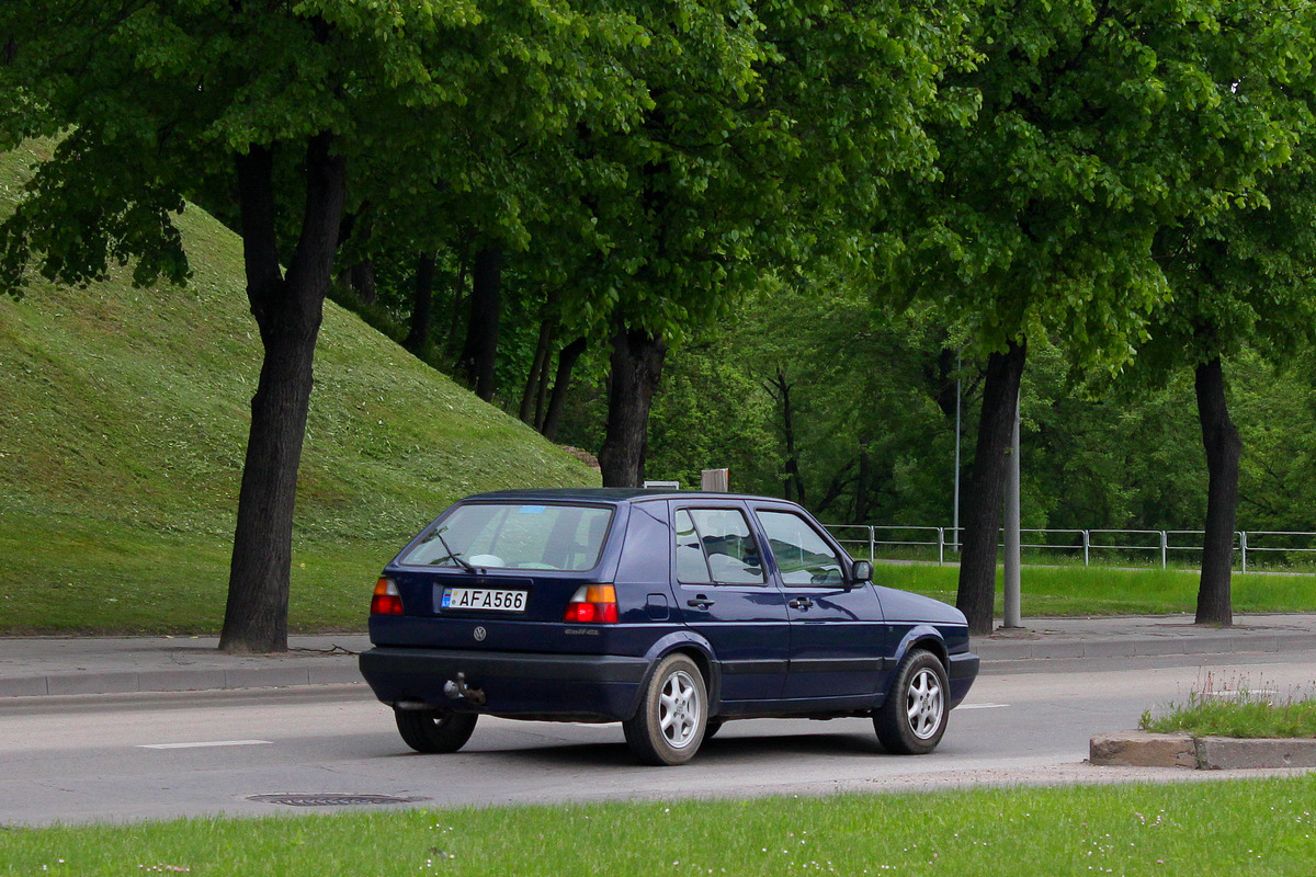 Литва, № AFA 566 — Volkswagen Golf (Typ 19) '83-92
