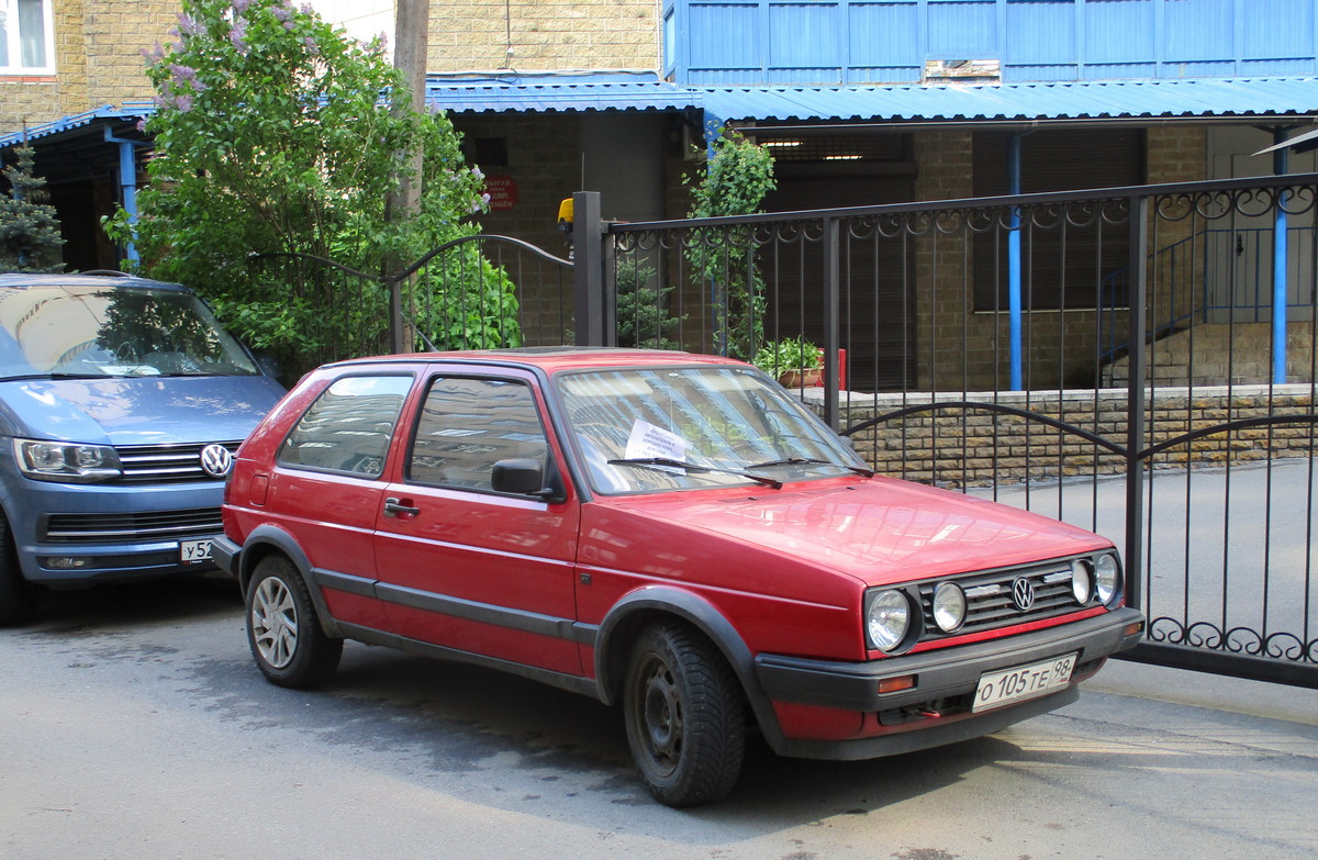 Санкт-Петербург, № О 105 ТЕ 98 — Volkswagen Golf (Typ 19) '83-92