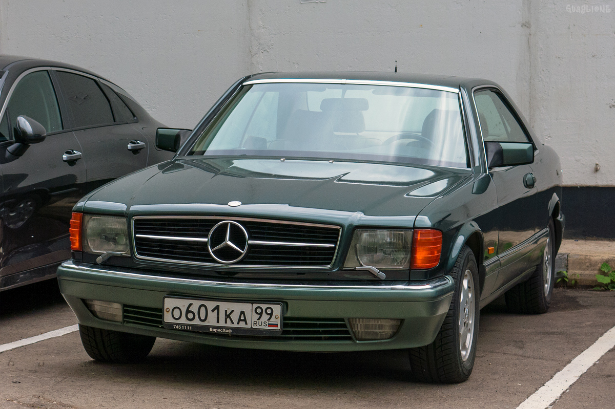 Москва, № О 601 КА 99 — Mercedes-Benz (C126) '85–'91
