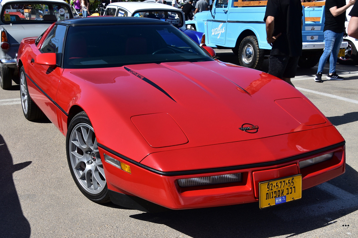 Израиль, № 92-577-55 — Chevrolet Corvette (C4) '84-96