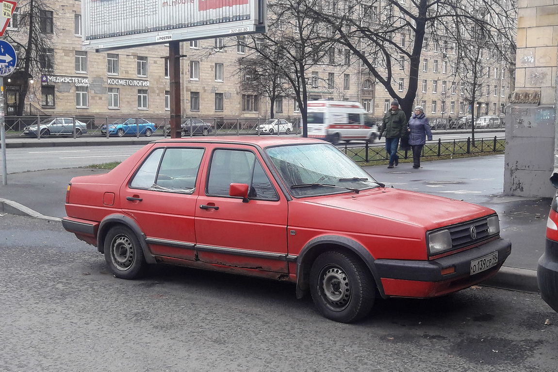 Санкт-Петербург, № О 139 СР 98 — Volkswagen Jetta Mk2 (Typ 16) '84-92