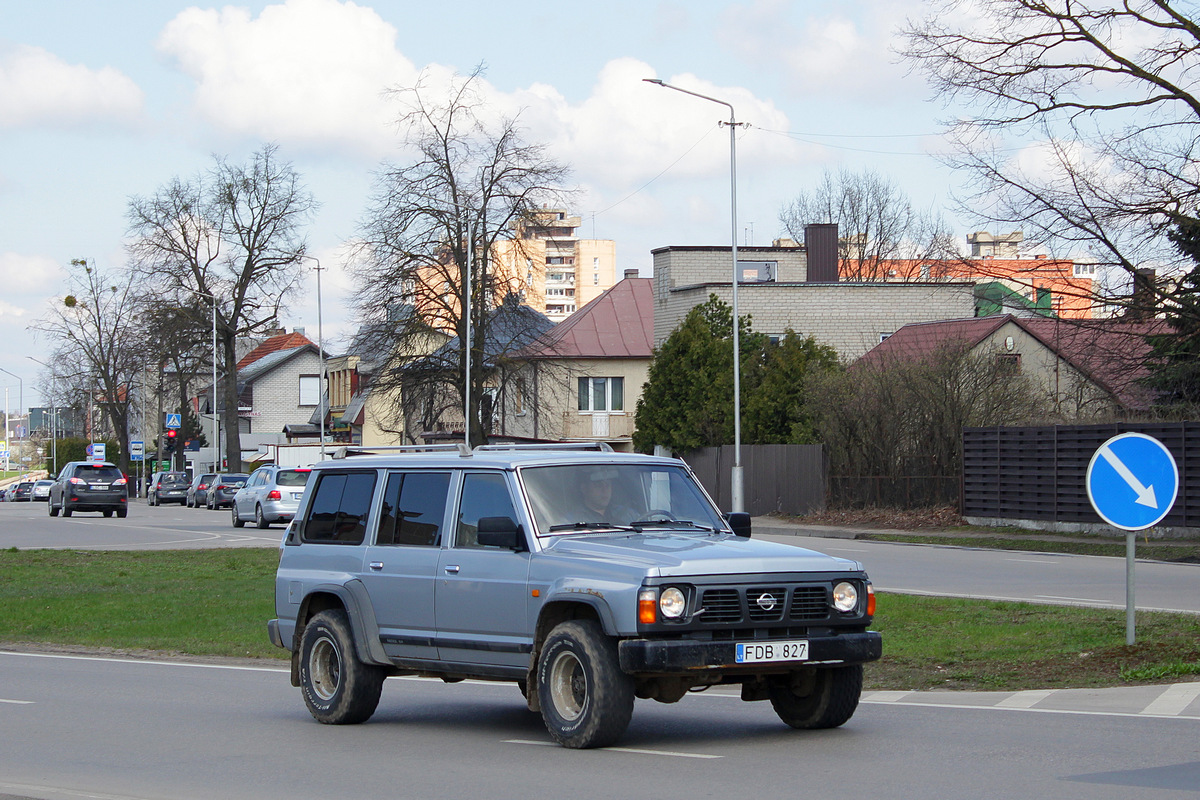 Литва, № FDB 827 — Nissan Patrol/Safari  (Y60) '87-97