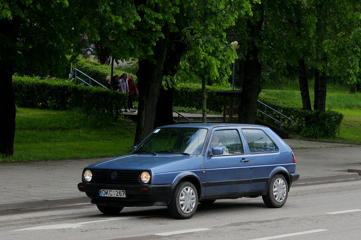 Литва, № OKC 267 — Volkswagen Golf (Typ 19) '83-92