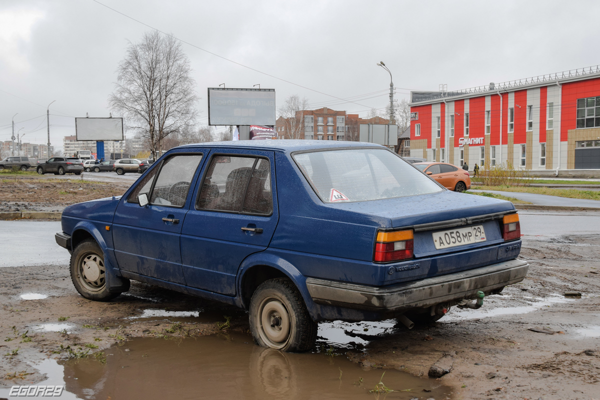 Архангельская область, № А 058 МР 29 — Volkswagen Jetta Mk2 (Typ 16) '84-92
