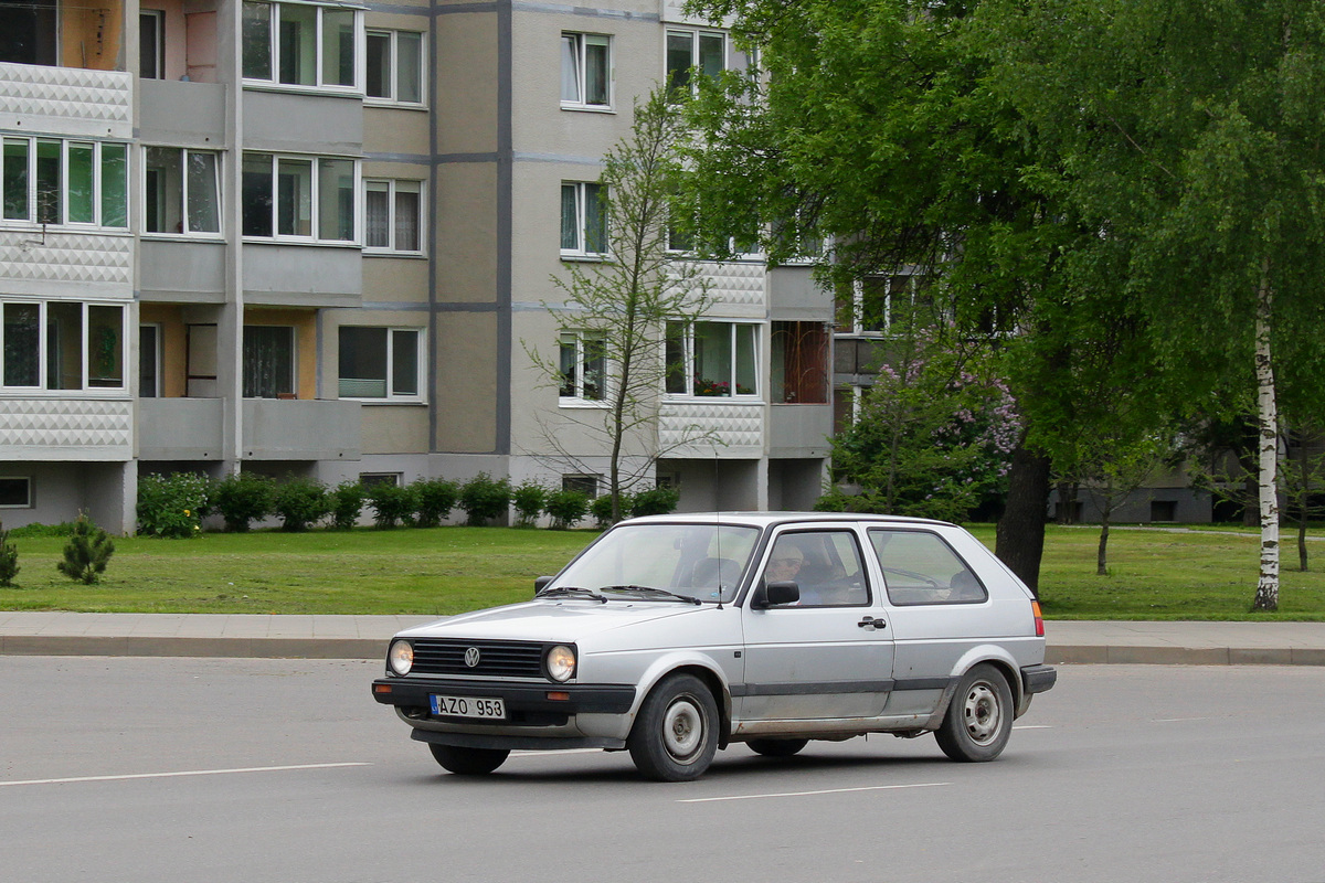 Литва, № AZO 953 — Volkswagen Golf (Typ 19) '83-92