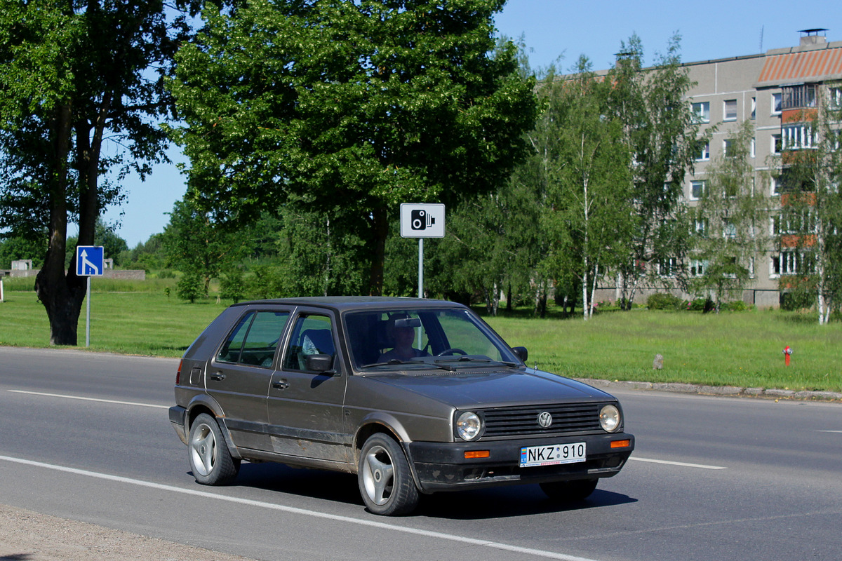Литва, № NKZ 910 — Volkswagen Golf (Typ 19) '83-92