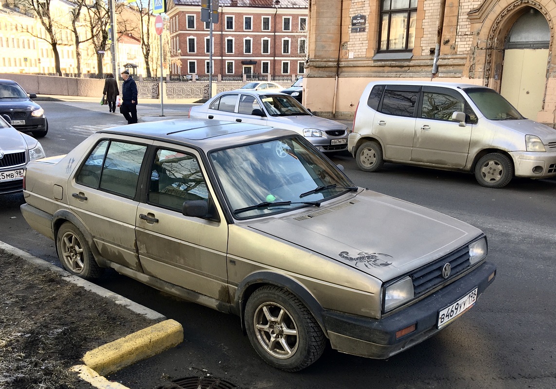 Санкт-Петербург, № В 469 УУ 198 — Volkswagen Jetta Mk2 (Typ 16) '84-92