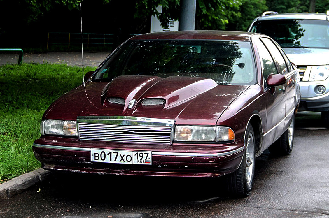 Москва, № В 017 ХО 197 — Chevrolet Caprice (4G) '90-96