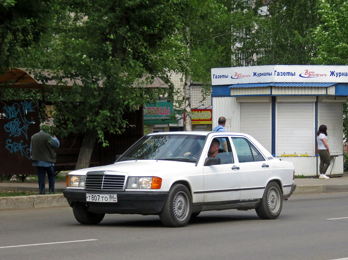 Кировская область, № Т 807 ТО 86 — Mercedes-Benz (W201) '82-93