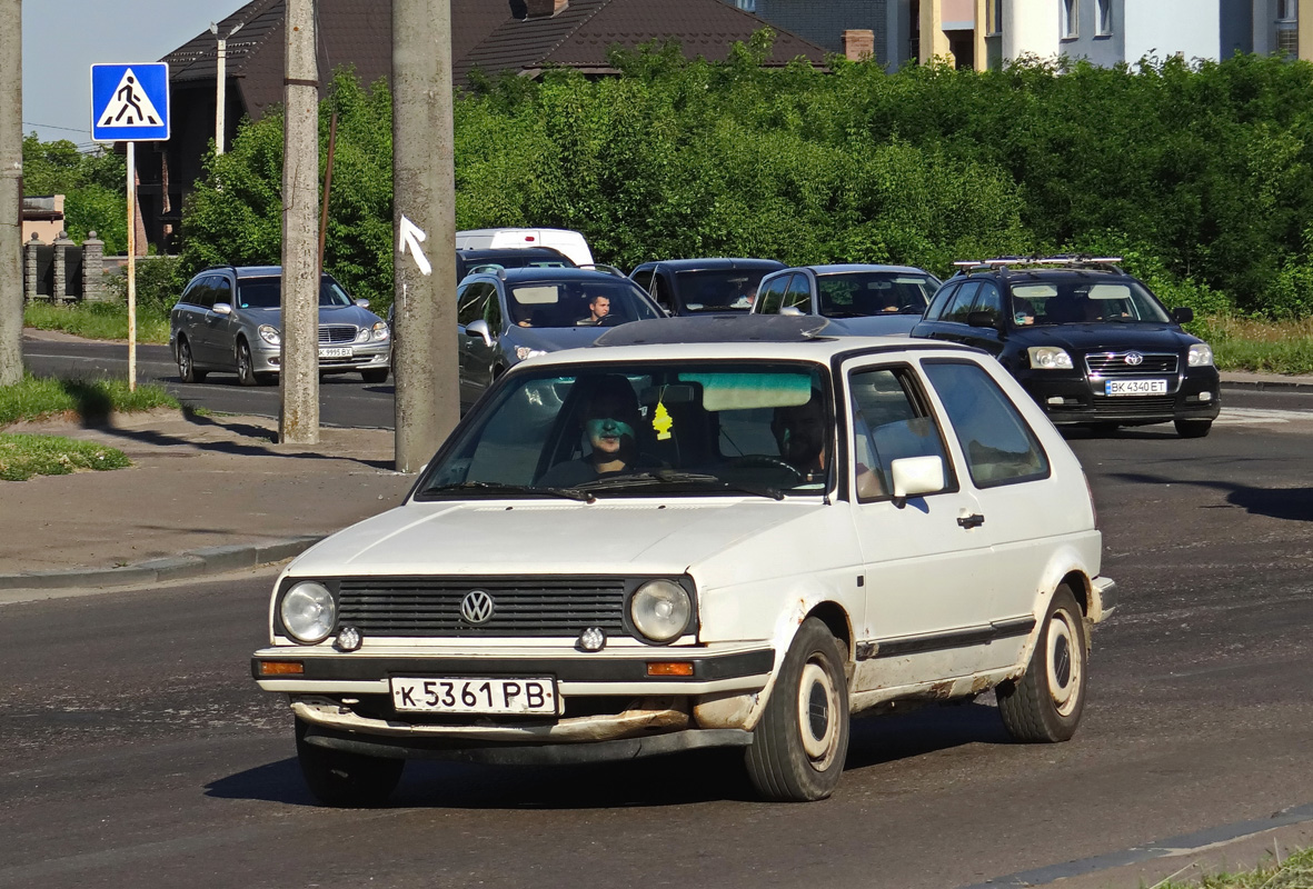Ровненская область, № К 5361 РВ — Volkswagen Golf (Typ 19) '83-92