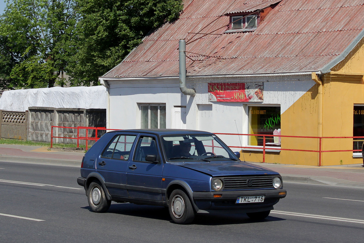 Литва, № TKL 716 — Volkswagen Golf (Typ 19) '83-92