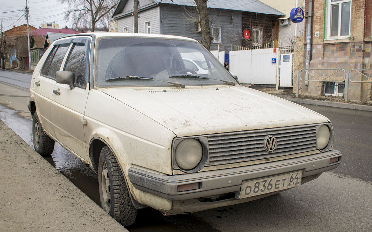 Саратовская область, № О 836 ЕТ 64 — Volkswagen Golf (Typ 19) '83-92