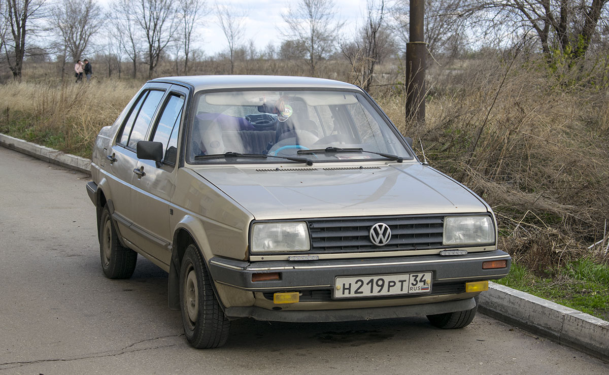 Волгоградская область, № Н 219 РТ 34 — Volkswagen Jetta Mk2 (Typ 16) '84-92