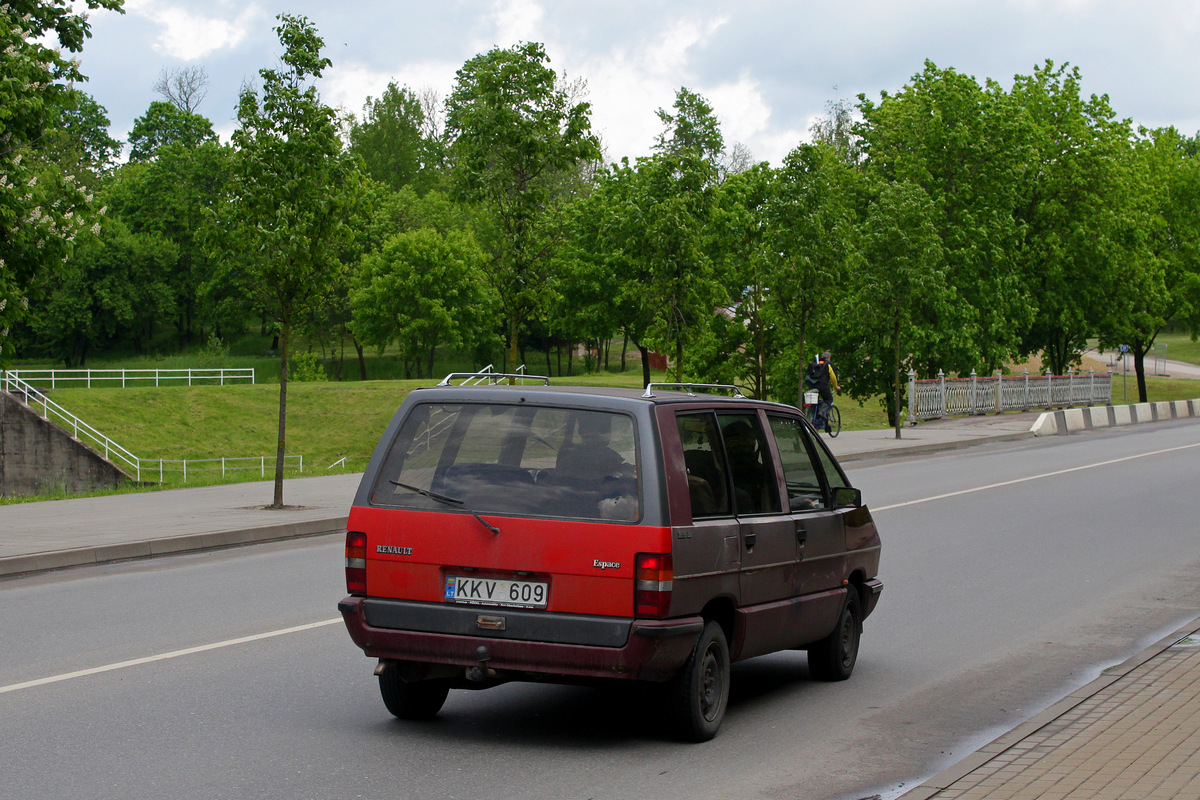 Литва, № KKV 609 — Renault Espace (1G) '84-91