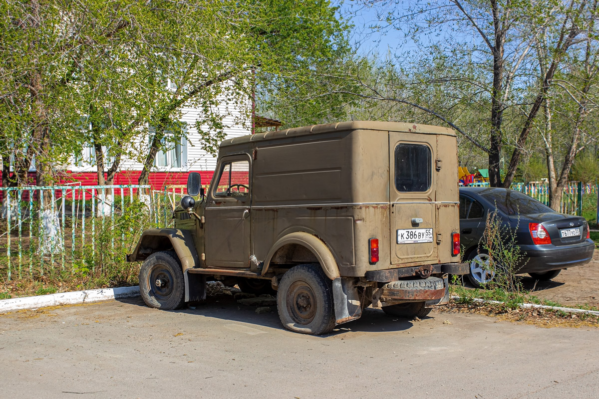 Омская область, № К 386 ВУ 55 — ГАЗ-69А '53-73