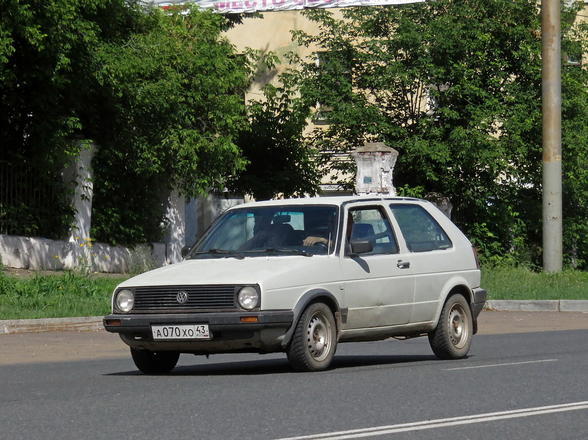 Кировская область, № А 070 ХО 43 — Volkswagen Golf (Typ 19) '83-92