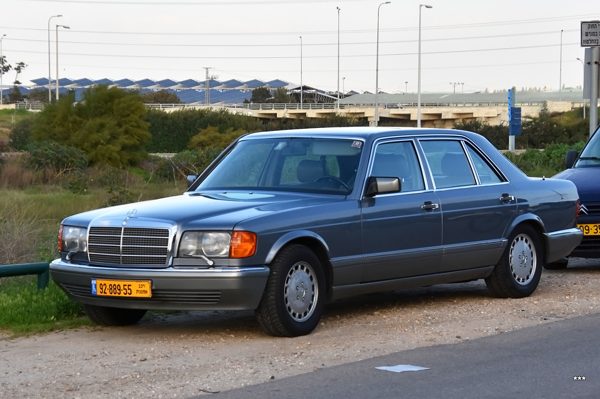 Израиль, № 92-889-55 — Mercedes-Benz (W126) '79-91