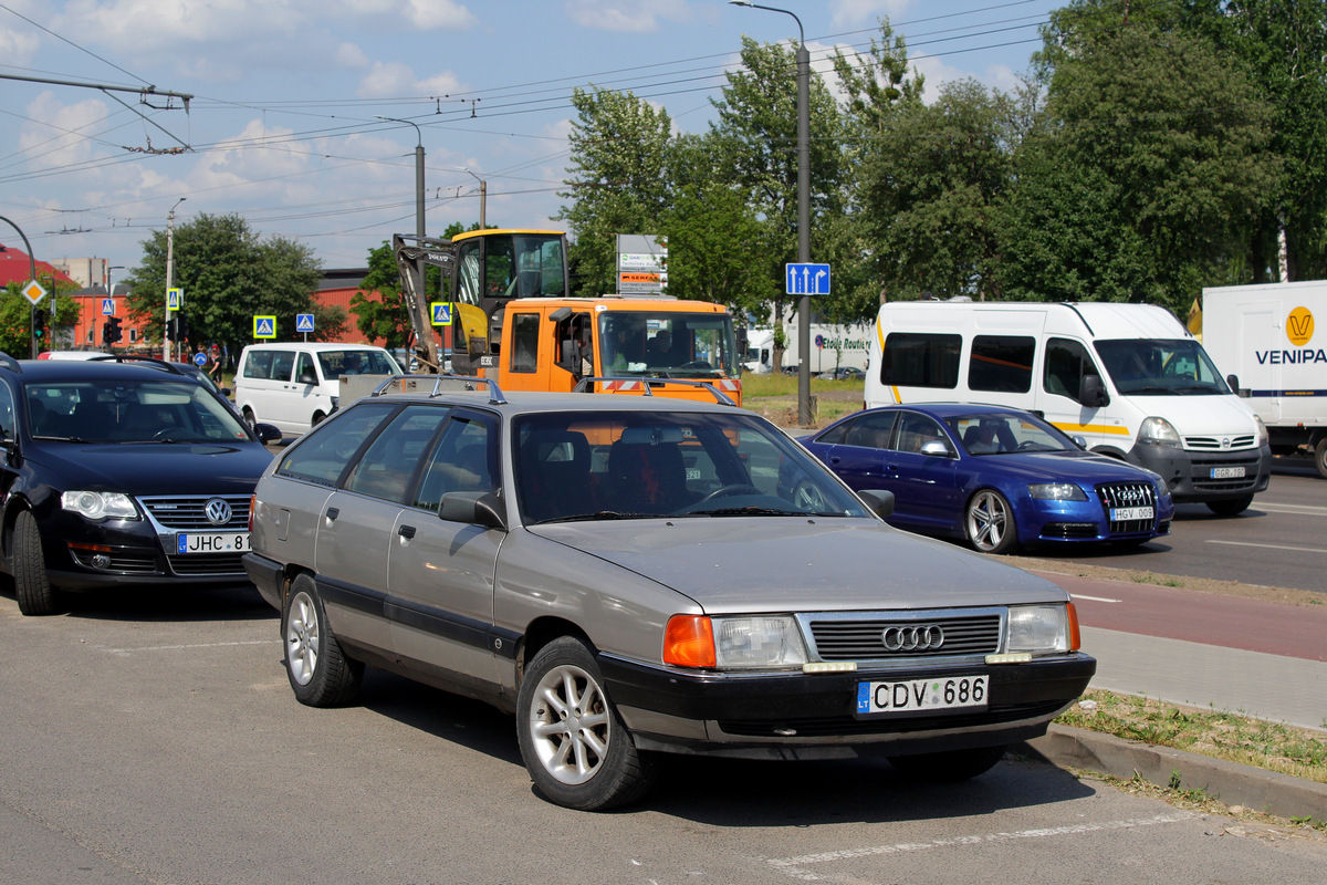 Литва, № CDV 686 — Audi 100 Avant (C3) '82-91
