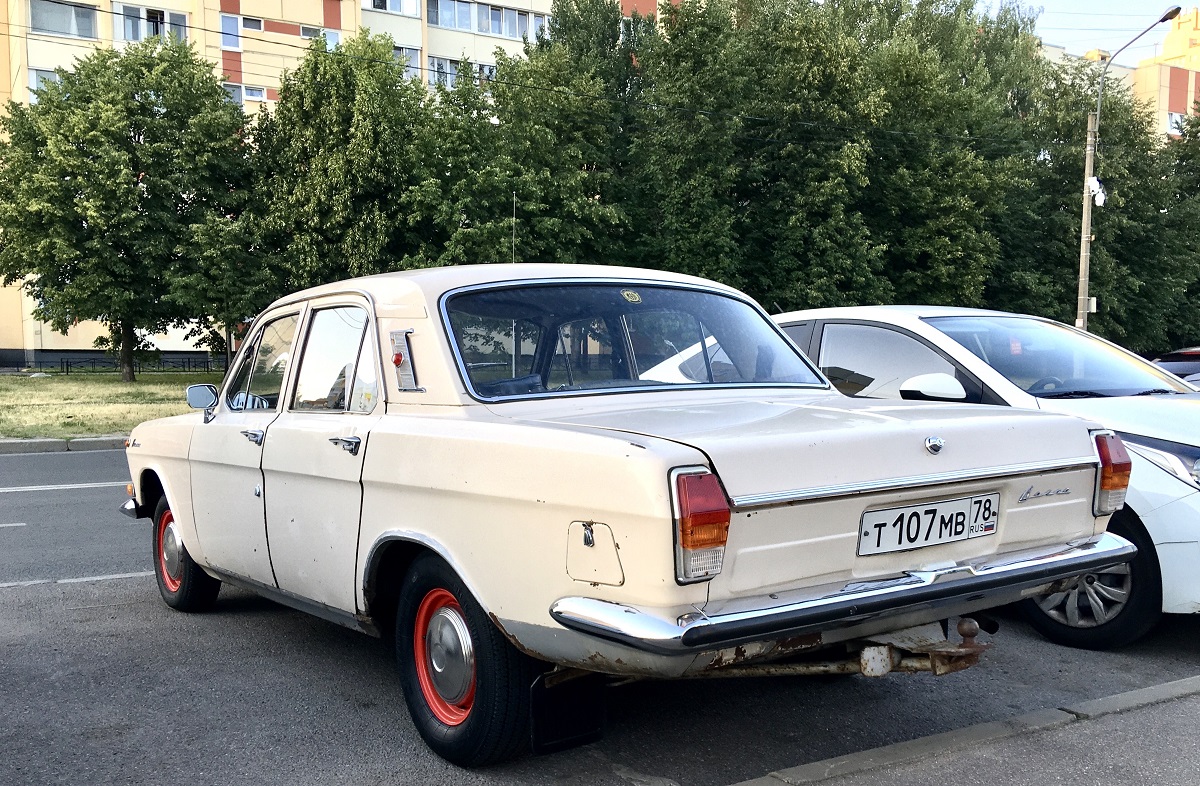 Санкт-Петербург, № Т 107 МВ 78 — ГАЗ-24 Волга '68-86
