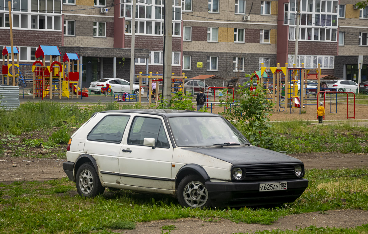 Башкортостан, № А 625 АУ 102 — Volkswagen Golf (Typ 19) '83-92